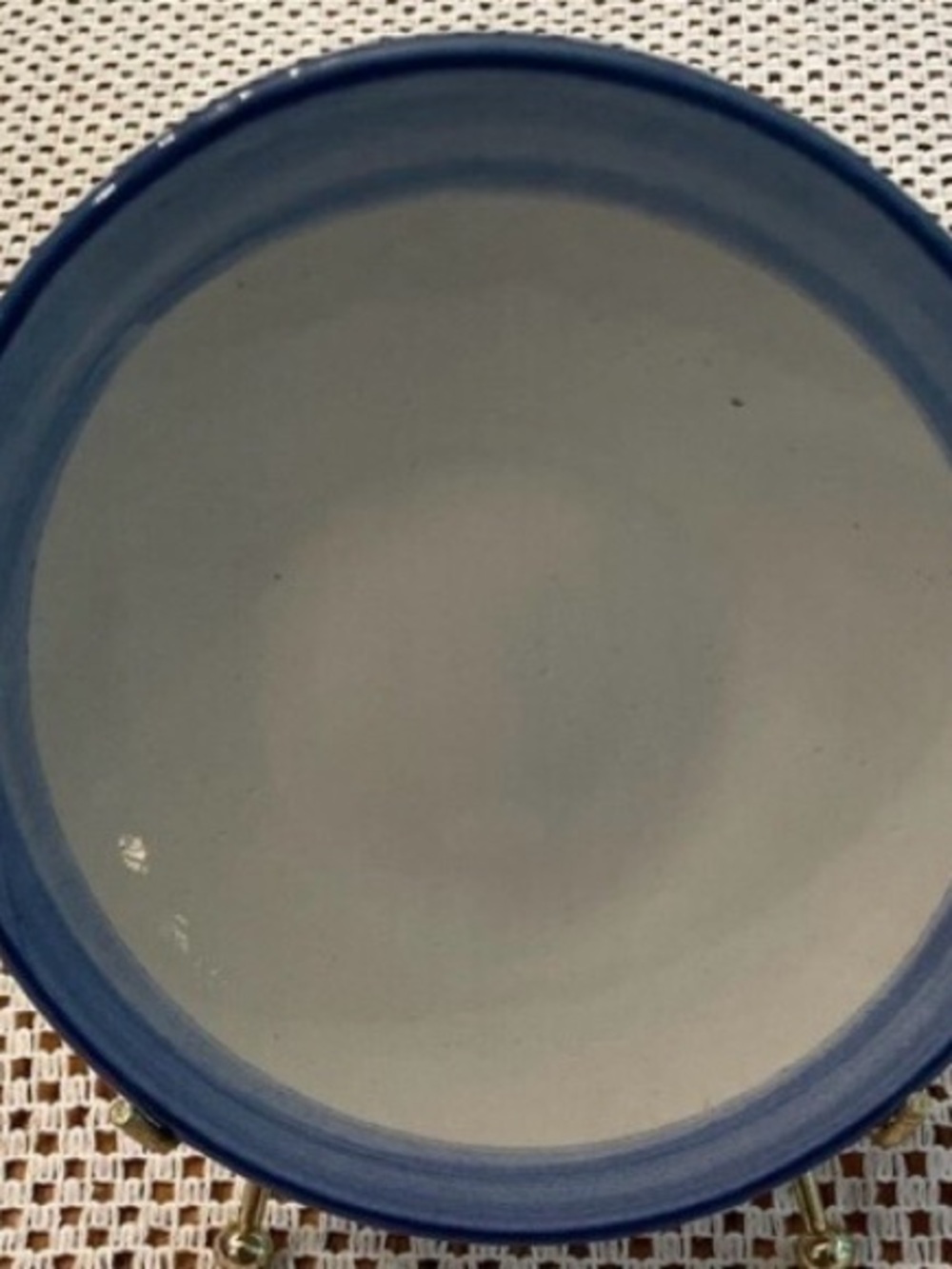 M.A. Hadley Blue Sky Bread and Butter Plate